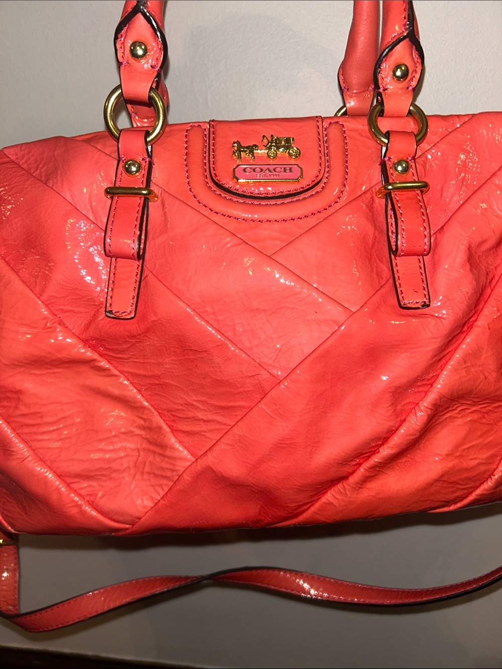 Vintage Coach Coral Purse